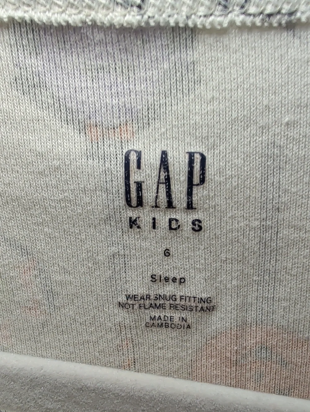 Gap Kids Halloween Cake Pop Pajamas White Black Orange 100% Cotton Unisex Size 6
